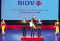 BIDV nhận giải dịch vụ ngân hàng điện tử và hệ thống quản lý định danh
