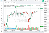 Cổ phiếu VNM bất ngờ bứt phá