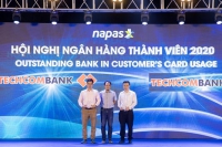 NAPAS vinh danh Techcombank là ngân hàng tiêu biểu năm 2020