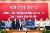 Techcombank trao tặng 15 tỷ đồng hỗ trợ Hà Nội chống dịch