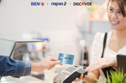 Chủ thẻ DFS trên toàn cầu được giao dịch, thanh toán tại các điểm chấp nhận thanh toán của BIDV