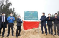 BIDV phối hợp với tỉnh đoàn Nghệ An tổ chức chương trình trồng mới 6.500 cây phòng hộ