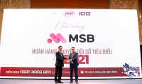 MSB nhận giải thưởng “Ngân hàng chuyển đổi số tiêu biểu năm 2021"
