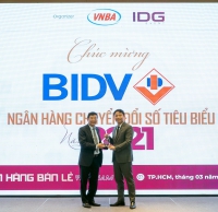 BIDV nhận đồng thời 04 giải thưởng Ngân hàng Việt Nam tiêu biểu