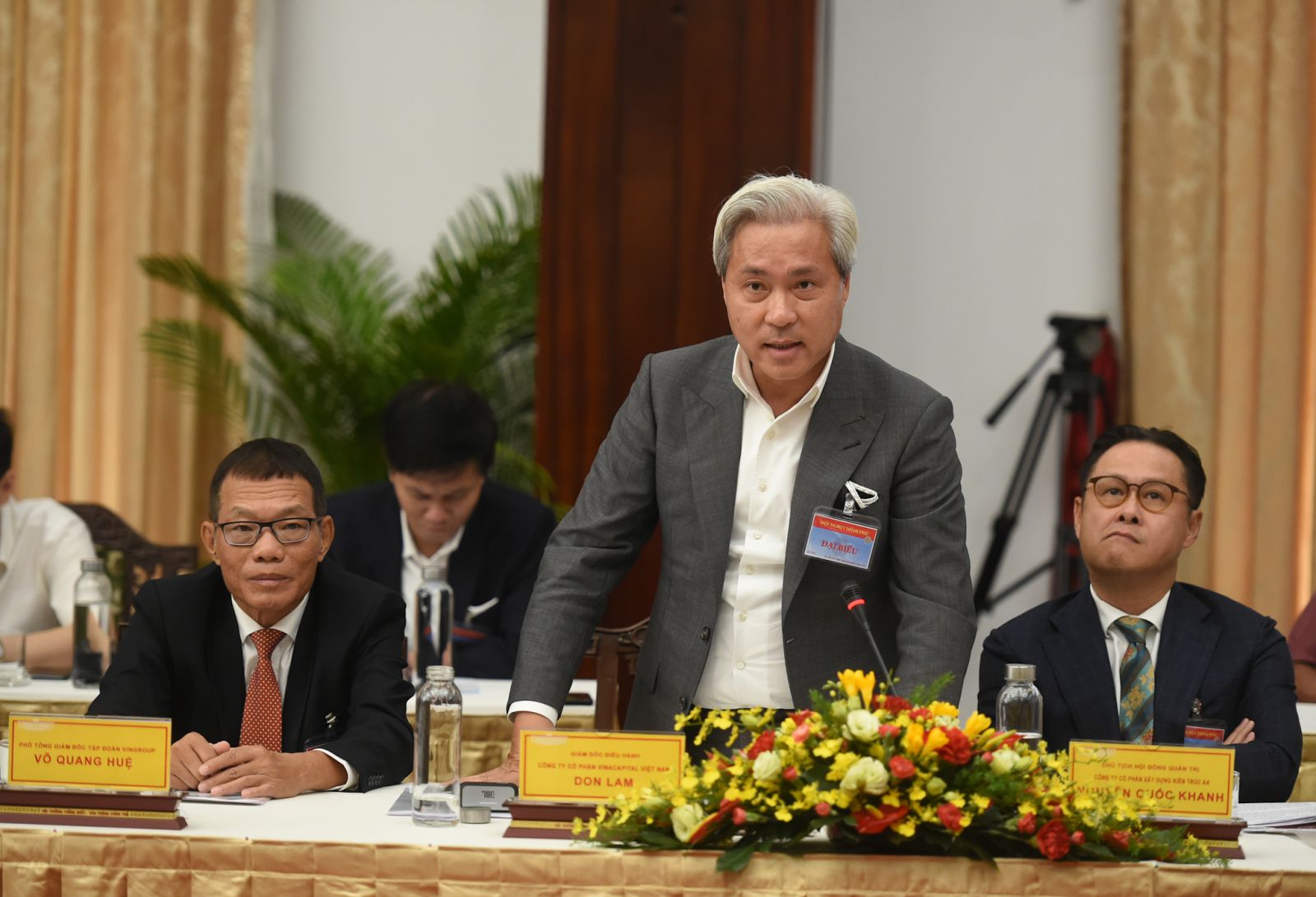 Ông Don Lam, Tổng Giám đốc Tập đoàn VinaCapital: Hướng tới 2045, chúng ta cần phát huy nội lực để đón ngoại lực phục vụ xây dựng đất nước. Ảnh: VGP/Quang Hiếu