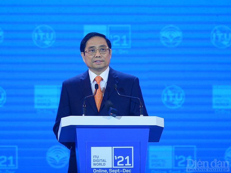 Thủ tướng Chính phủ Phạm Minh Chính<p/>phát biểu khai mạc Triển lãm Thế giới số 2021.
