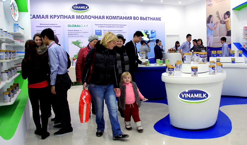  Giới thiệu sản phẩm sữa Vinamilk tới người tiêu dùng Nga thông qua xúc tiến thương mại