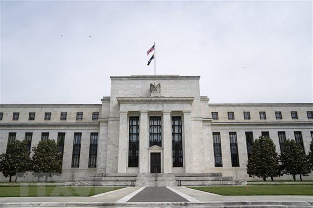 Trụ sở Cục Dự trữ Liên bang Mỹ (Fed) tại Washington, D.C. (Ảnh: THX/TTXVN)