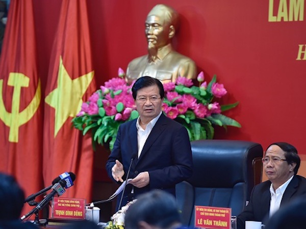 Phó Thủ tướng Chính phủ Trịnh Đình Dũng