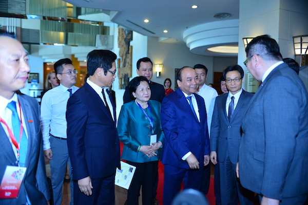 Thủ tướng Nguyễn Xuân Phúc tại Hội nghị chiều 5/7.