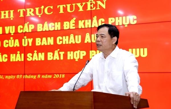 Bộ trưởng Nguyễn Xuân Cường cho rằng, đã đến lúc cần phải chuyển sang 1 nghề cá khai thác có trách nhiệm bền vững, đảm bảo trụ cột về kinh tế cho đời sống của ngư dân, đảm bảo trụ cột về môi sinh, an toàn.