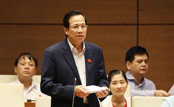 Bộ trưởng Đào Ngọc Dung nhận định giảm giờ làm việc sẽ làm giảm tăng trưởng kinh tế