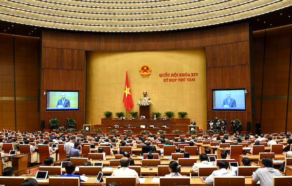 Thủ tướng Chính phủ Nguyễn Xuân Phúc trả lời chất vấn của các Đại biểu chiều 8/11.
