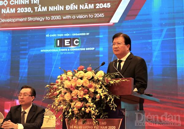 Phó Thủ tướng Trịnh Đình Dũng đánh giá ngành năng lượngp/ngành năng lượng Việt Nam đang đối mặt với nhiều khó khăn, thách thức, 