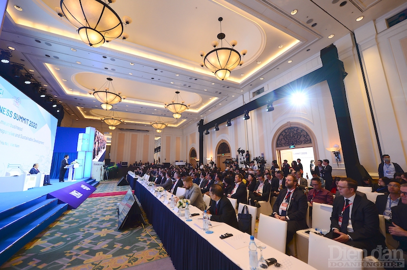 Hội nghị Thượng đỉnh Kinh doanh Việt Nam (VBS) 2020 do Phòng Thương mại và Công nghiệp Việt Nam (VCCI) tổ chức ngày 12/11.