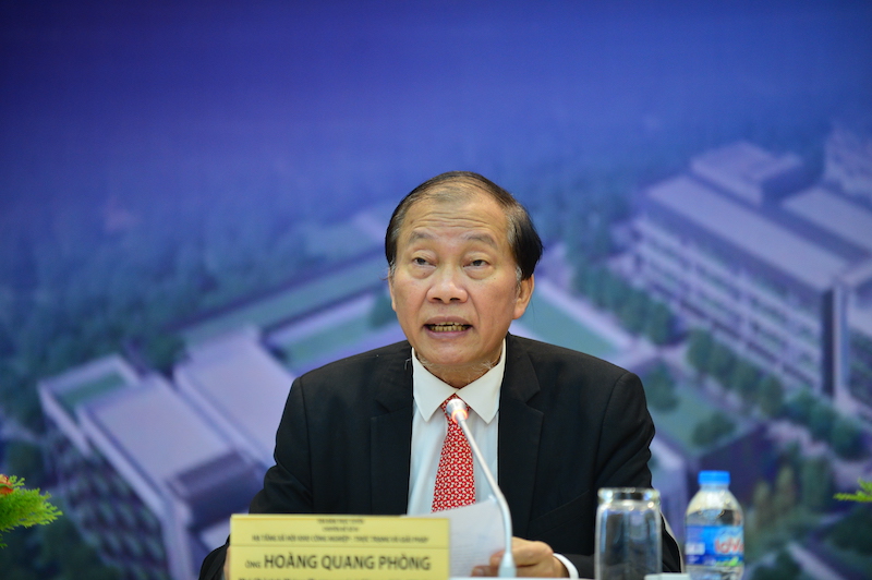 ông Hoàng Quang Phòng, Phó Chủ tịch Phòng Thương mại và Công nghiệp Việt Nam (VCCI) nhấn mạnh 