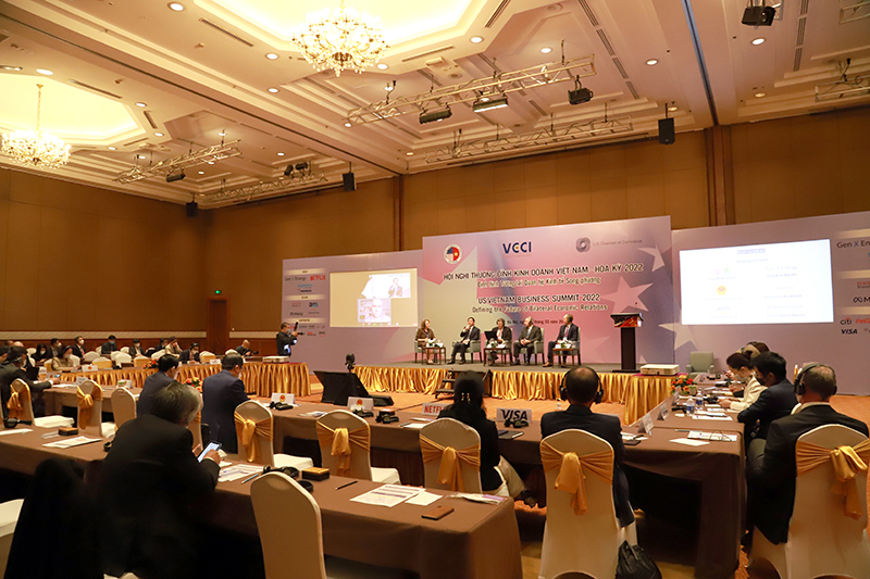 Hội nghị thượng đỉnh kinh doanh Việt Nam - Hoa Kỳ tổ chức ngày 8/3 tại Hà Nội.