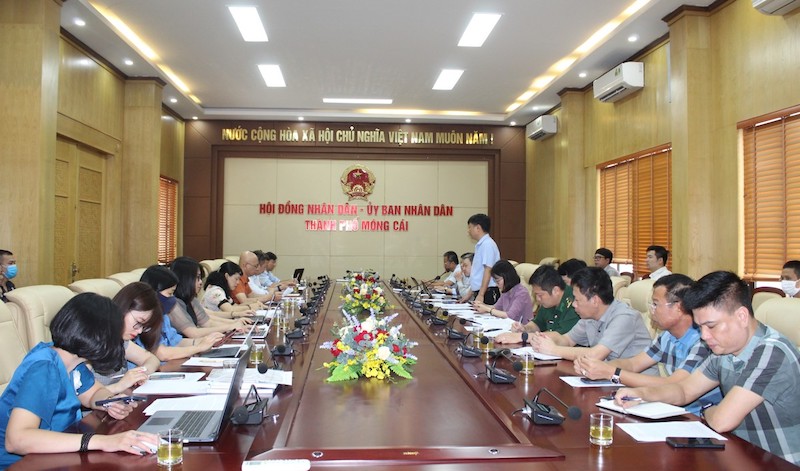 Lãnh đạo UBND tỉnh Quảng Ninh và TP Móng Cái làm việc với Cục Xuất nhập khẩu – Bộ Công Thương.