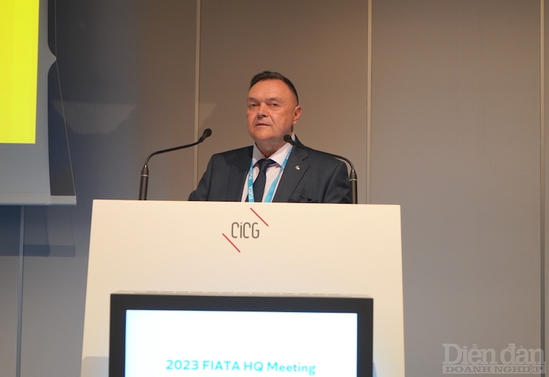 Chủ tịch FIATA Ivan Petrov khẳng định, FIATA luôn nỗ lực hỗ trợ đồng hành giúp các thành viên đạt tầm cao mới. Theo đó, cải thiện dịch vụ cho các doanh nghiệp, hiệp hội thành viên.