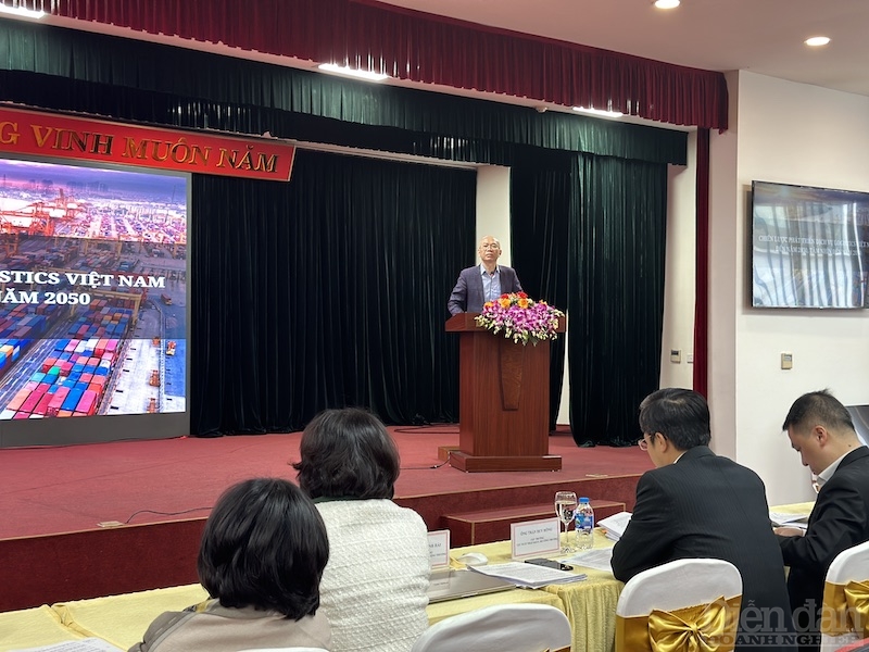 ông Trần Thanh Hải, Phó Cục trưởng Cục Xuất nhập khẩu cho biết, Chiến lược đặt mục tiêu năm 2030 là tỷ trọng đóng góp của ngành dịch vụ logistics vào GDP đạt 6-8%.