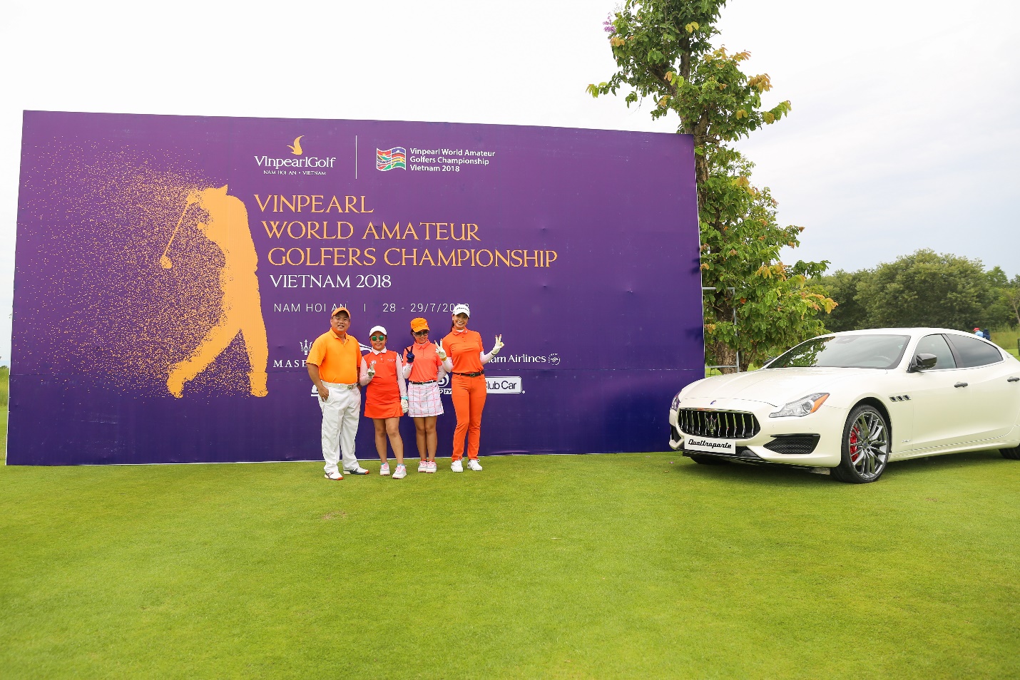 các gôn thủ có tiếng đã có mặt tại sân Vinpearl Golf Nam Hội An để chuẩn bị tranh tài tại vòng đấu Việt Nam của giải WAGC (World Amateur Golfers Championship)