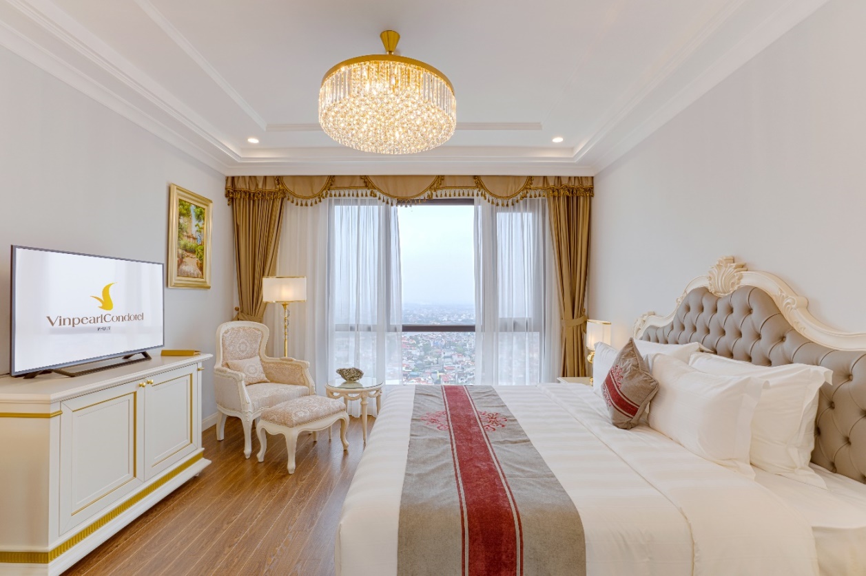 Mỗi phòng nghỉ đều được trang bị nội thất hiện đại, với đầy đủ tiện ích như một “căn hộ 5 sao”