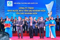 Yến Sào Khánh Hòa được vinh danh Thương hiệu Quốc gia năm 2018