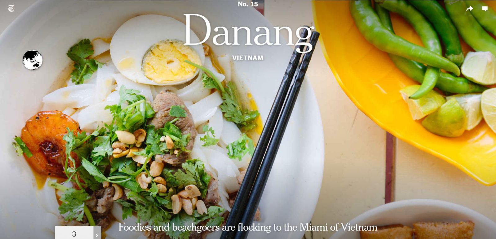 Đà Nẵng được The New York Times ví như Miami của Việt Nam. Ảnh: NYTimes