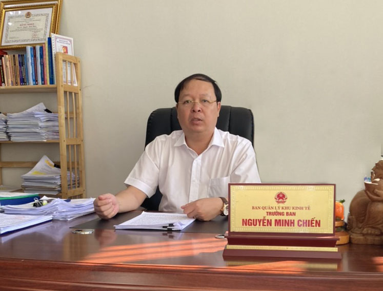ông Nguyễn Minh Chiến, Trưởng ban quản lý Khu kinh tế tỉnh Bình Phước
