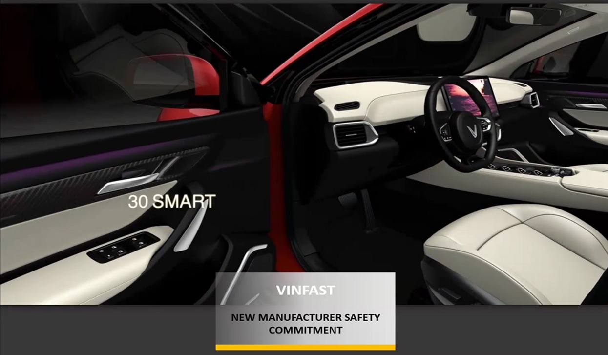 Các dòng xe điện mới ra mắt của VinFast được cam kết sẽ đạt tiêu chuẩn an toàn ở mức rất cao của các tổ chức đánh giá xe mới uy tín hàng đầu thế giới.