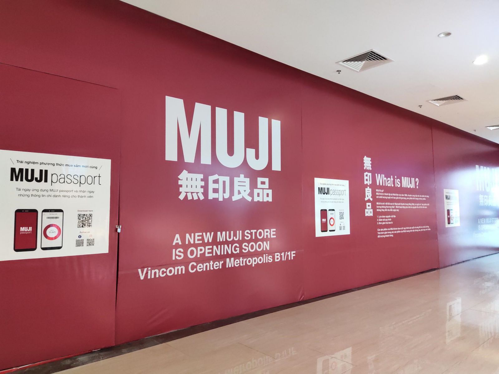 Muji hé lộ vị trí cửa hàng đầu tiên tại Vincom Center Metropolis, Hà Nội