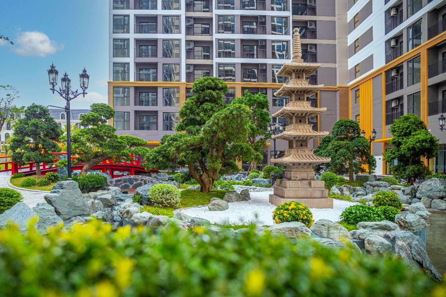 Vườn Nhật độc bản chuẩn Zen 16.000 m2 – Biểu tượng an nhiên, tĩnh tại của Phân khu cao cấp The Zenpark
