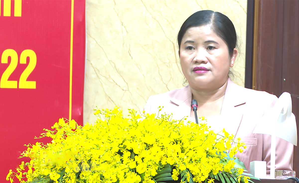 Phó bí thư Tỉnh ủy, Chủ tịch UBND tỉnh Trần Tuệ Hiền kết luận hội nghị