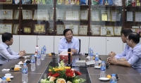 Long An:p/Chủ tịch UBND tỉnh Nguyễn Văn Út thăm, chúc tết các doanh nghiệp
