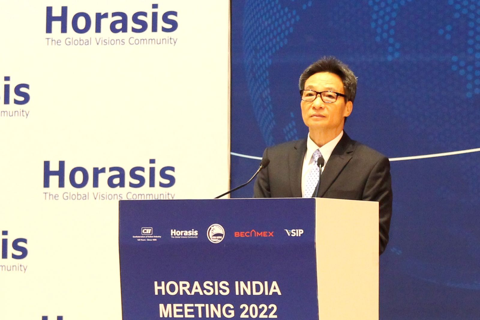 Phó Thủ tướng Vũ Đức Đam phát biểu tại Diễn đàn hợp tác kinh tế Ấn Độ Horasis năm 2022
