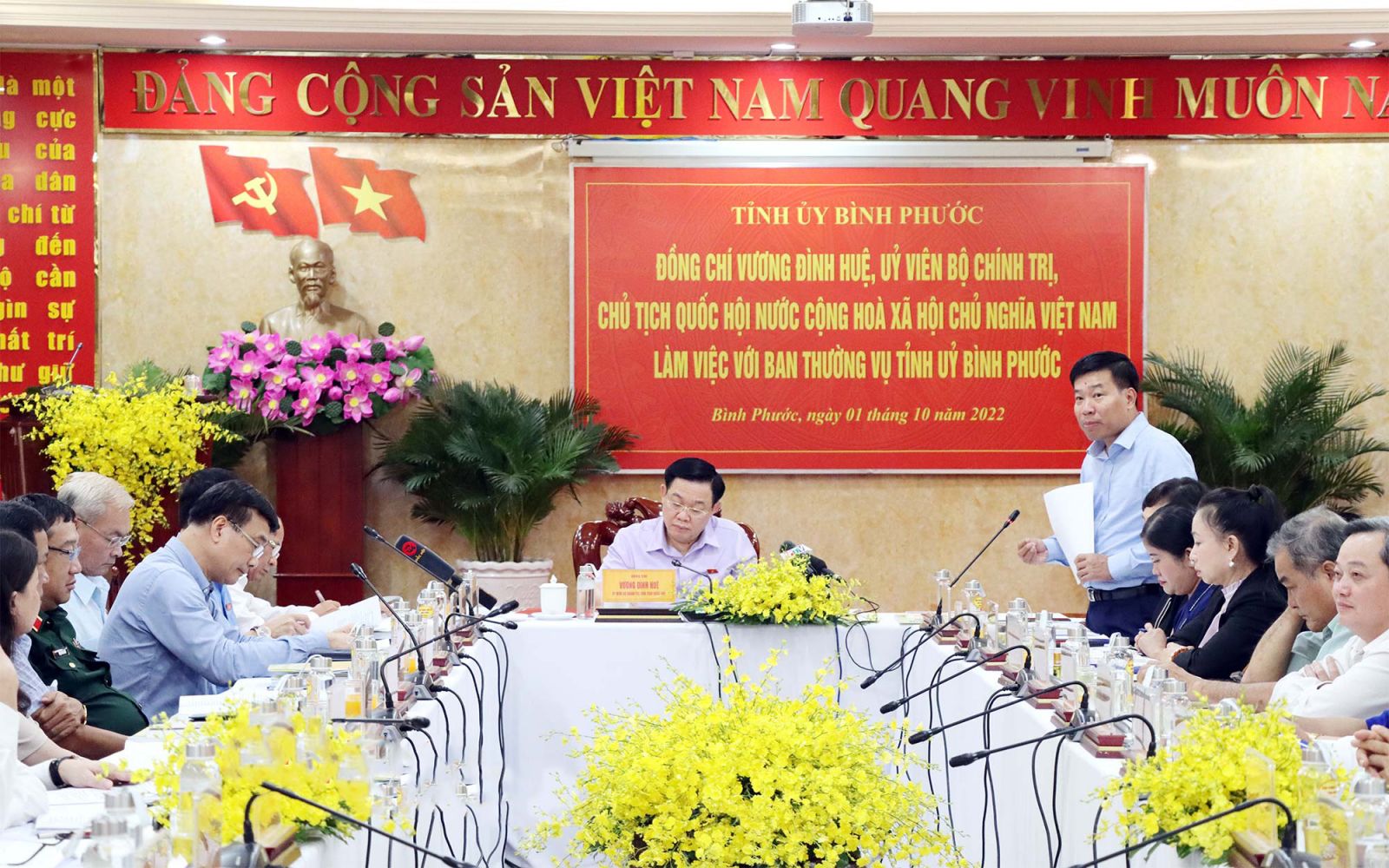 Bí thư Tỉnh ủy Nguyễn Mạnh Cường kiến nghị nhiều vấn đề mang tính chiến lược, trọng tâm là kết nối giao thông liên vùng