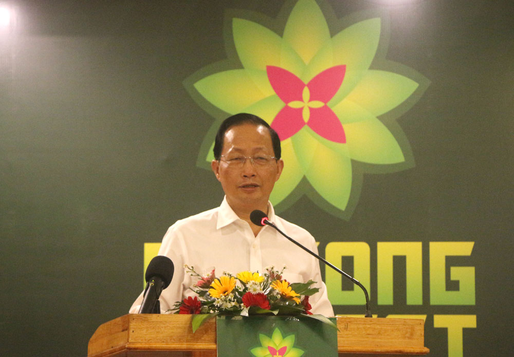 Phó Chủ tịch Thường trực UBND tỉnh Bến Tre Nguyễn Trúc Sơn chia sẻ về bức tranh kinh tế tuần hoàn tại tỉnh.