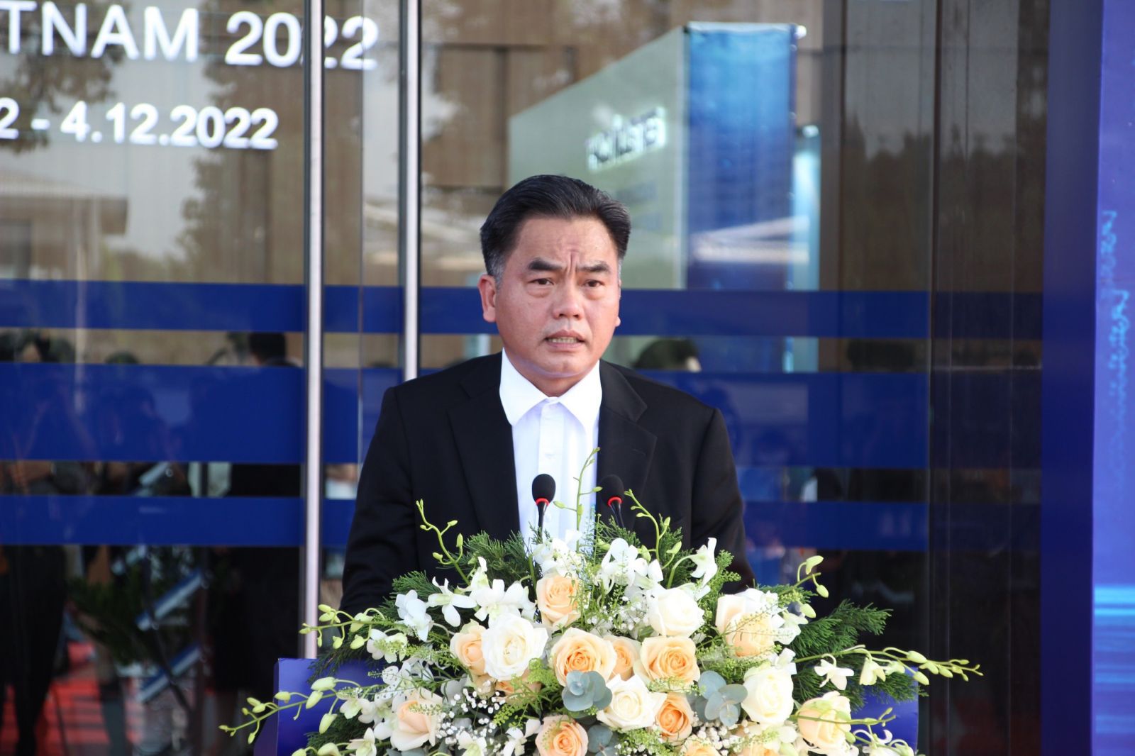 Nguyễn Lộc Hà – Phó Chủ tịch UBND tỉnh Bình Dương phát biểu tại Lễ khai mạc Ngày hội Techfest VietNam 2022.