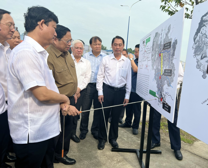 Thủ tướng khảo sát Dự án đường sắt Bàu Bàng – Thị Vải – Cái Mép