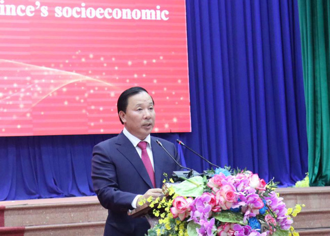 Chủ tịch UBND tỉnh – Nguyễn Văn Út cam kết luôn tạo điều kiện thuận lợi cho các doanh nghiệp yên tâm hoạt động đầu tư đạt hiệu quả trên địa bàn tỉnh