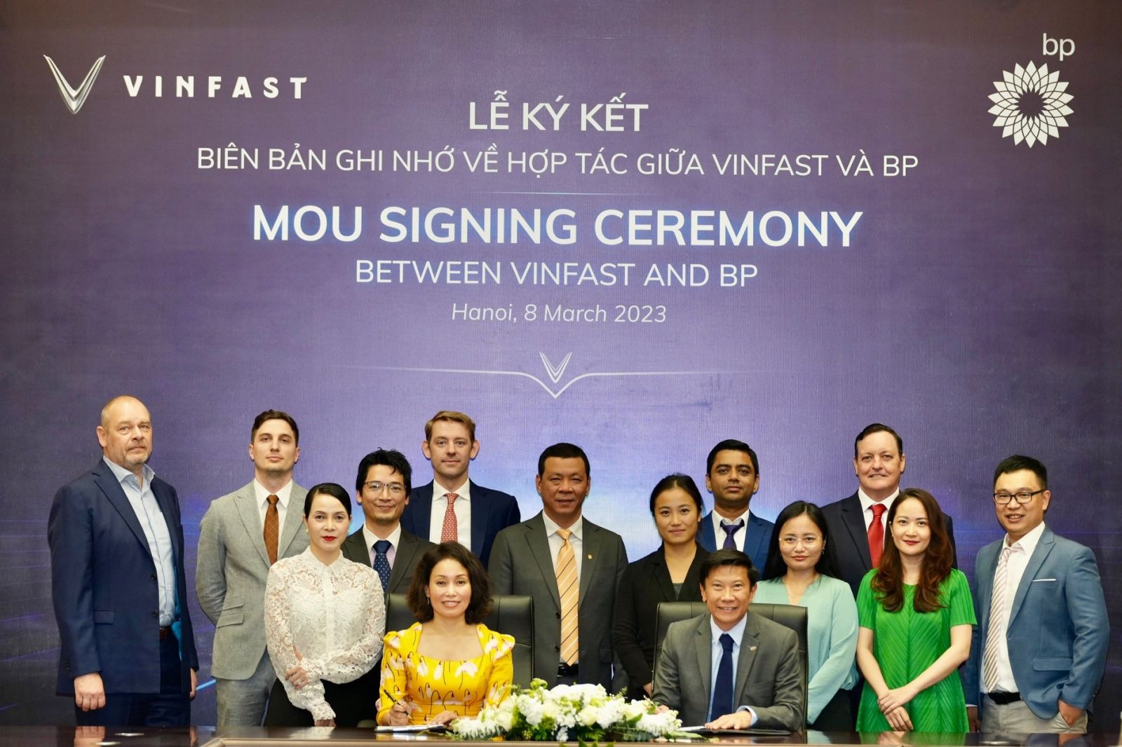 VinFast và BP công bố ký kết Biên bản ghi nhớ (MOU) về việc cung cấp các giải pháp năng lượng và di chuyển điện hóa toàn cầu