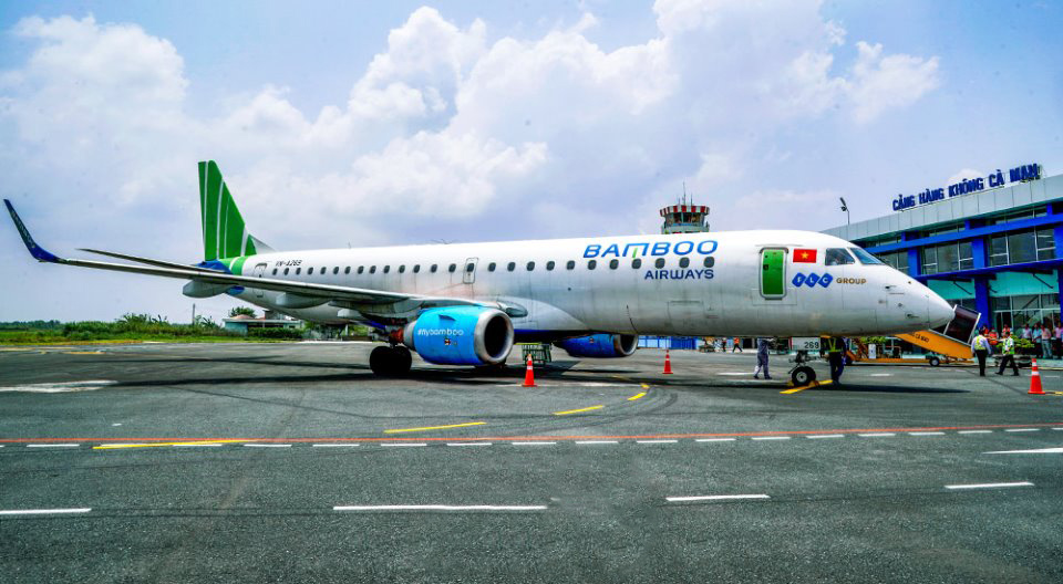 chuyến bay kỹ thuật của Hãng hàng không Bamboo Airways đã đáp xuống đường băng an toàn tại sân Bay Cà Mau.