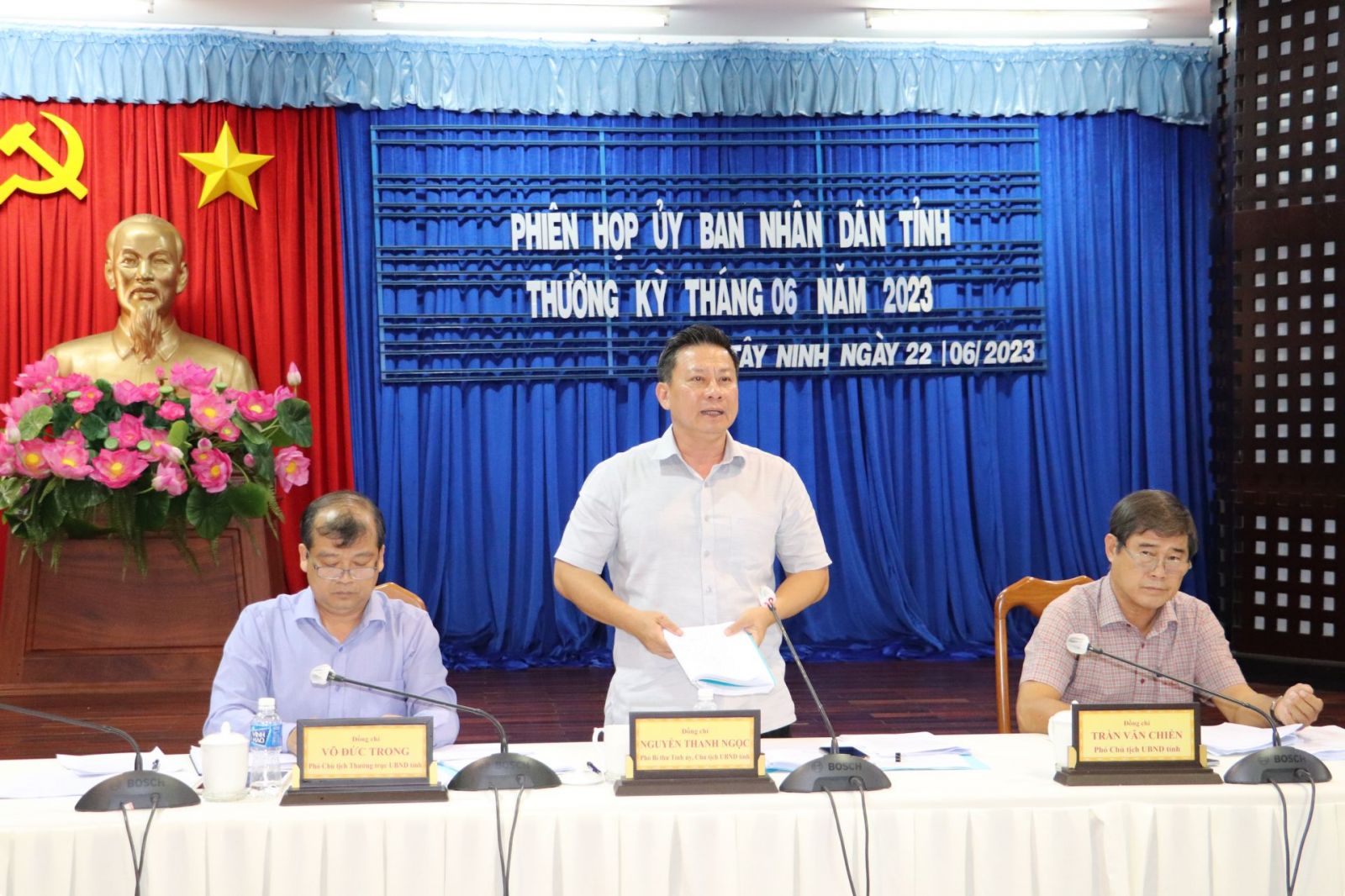 Chủ tịch UBND tỉnh Nguyễn Thanh Ngọc 