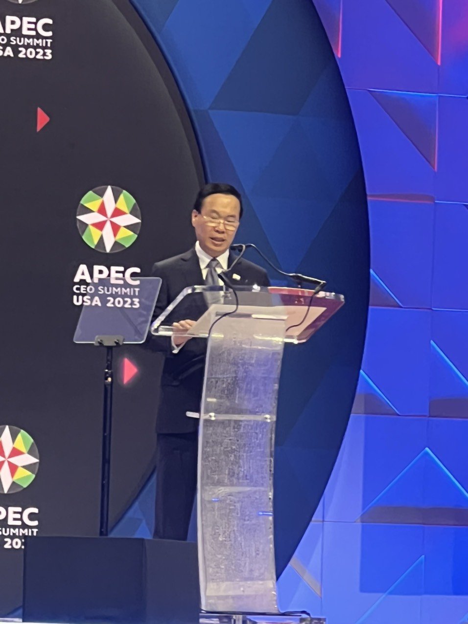Chủ tịch nước Võ Văn Thưởng phát biểu tại Hội nghị thượng đỉnh doanh nghiệp APEC