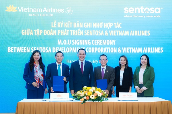 ●	Vietnam Airlines và Sentosa Development Corporation (SDC) ký kết Bản ghi nhớ hợp tác