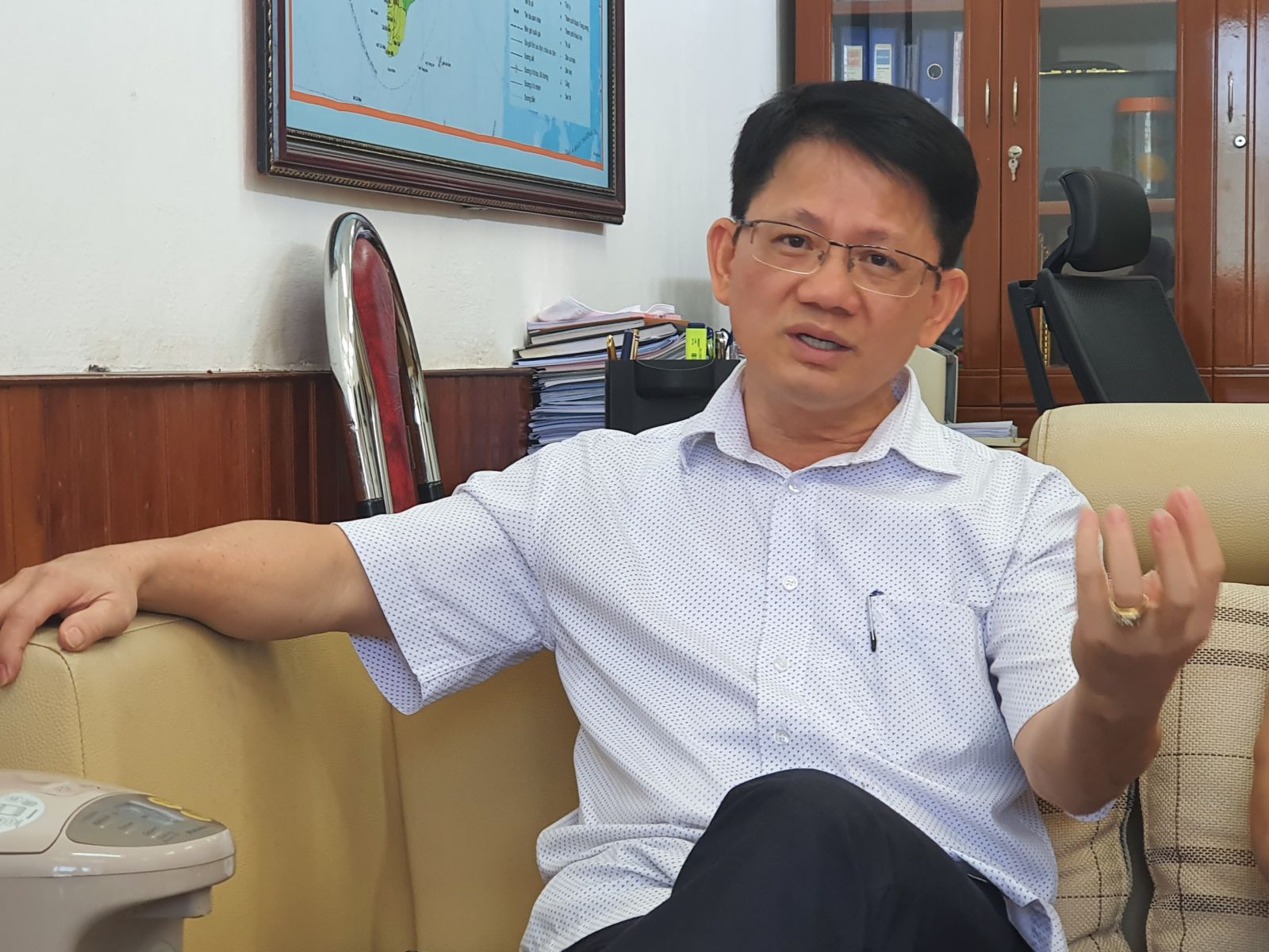 Ông Nguyễn Thanh Hà - Tổng Giám đốc Công ty cổ phần Sứ kỹ thuật Hoàng Liên Sơn 
