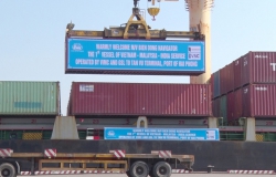 Khai trương tuyến vận tải container kết nối trực tiếp Việt Nam – Malaysia - Ấn Độ của VIMC