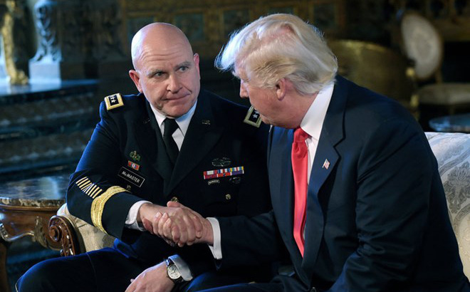 Tổng thống Donald Trump và Cố vấn An ninh quốc gia H.R.McMaster