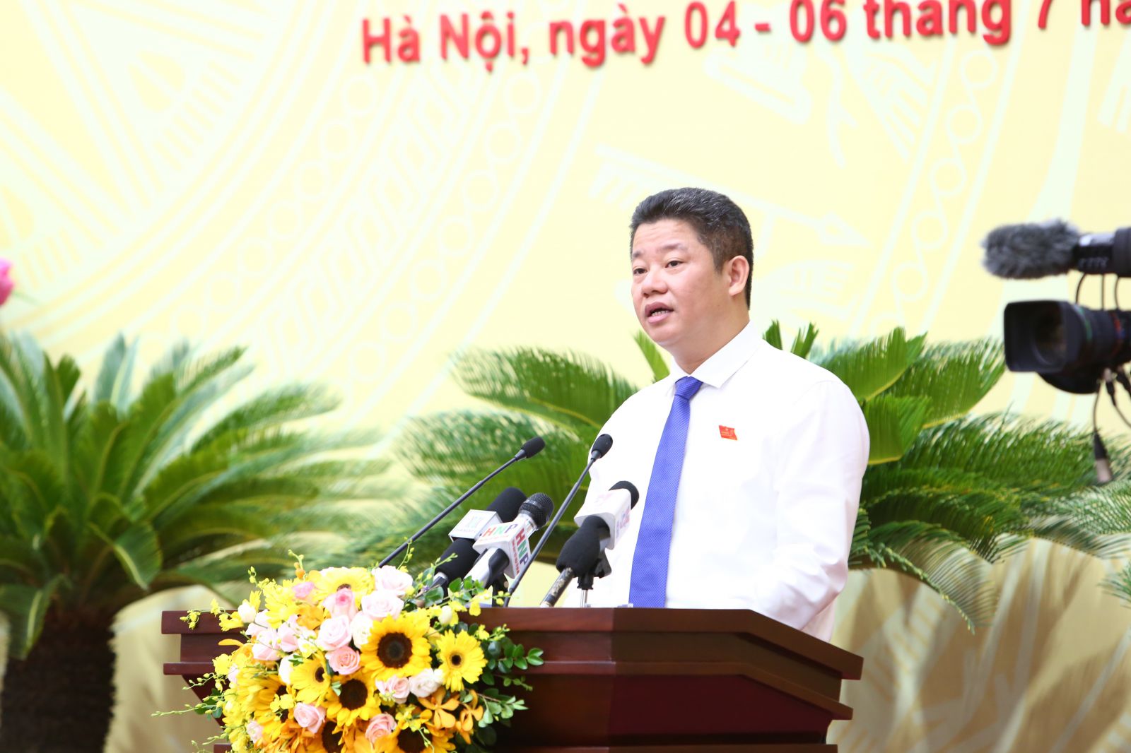 Ông Nguyễn Mạnh Quyền, Giám đốc Sở Kế hoạch và Đầu tư thành phố Hà Nội