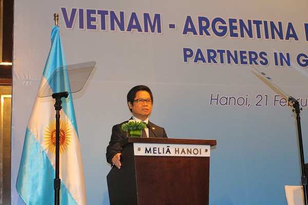 TS Vũ Tiến Lộc, Chủ tịch VCCI phát biểu tại Diễn đàn Doanh nghiệp Việt Nam - Argentina